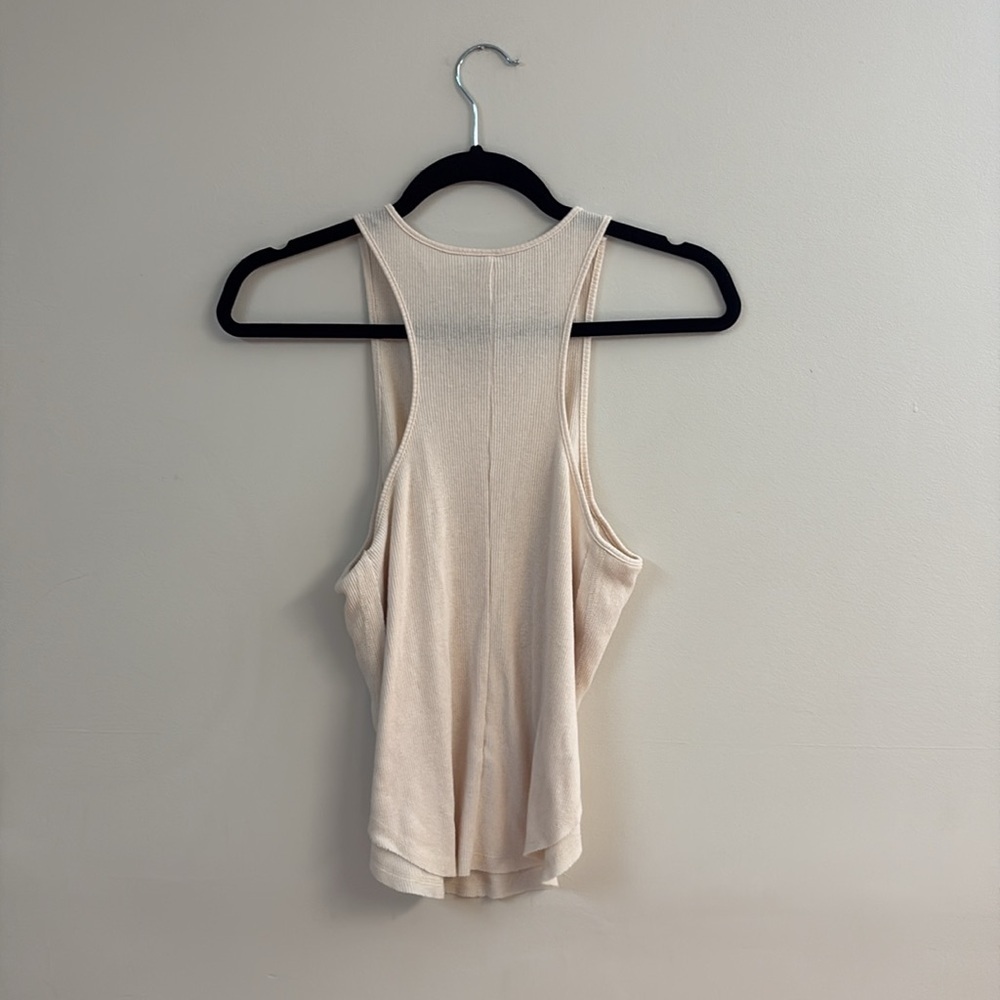 Intimately Free People Cream Tank Top size S - Picture 3 of 3